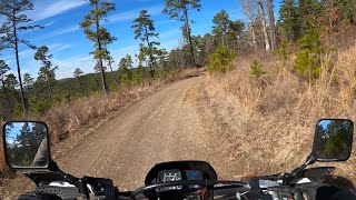 Dual Sport Off Road Riding and Camping - Ouachita National Forest