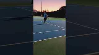 Practicing tennis 🎾