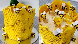 Easy Honey Bee for Cakes|Fondant Honey Bees|Honey Bee making Tutorial