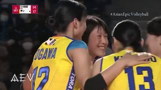 石川真佑 Ishikawa Mayu debut in the highest volleyball league in Japan (2018-2019)