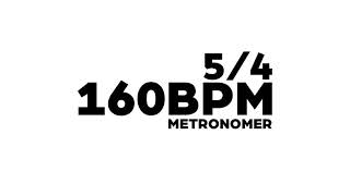 160 BPM Metronome 5/4