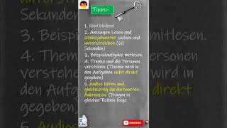 B2 Hören Teil 3| Goethe Zertifikat B2 | Effective tips and tricks