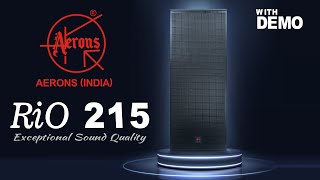 AERONS RiO 215 || 1600W Dual 15 Top