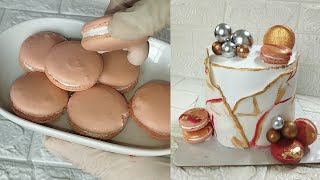 I tried the VIRAL Macaron recipe | Was it a success ? | BANGLADESHI baker tried making Macaron |