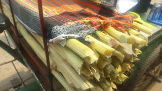 A Interesting Process Of Making The Sugarcane Juice That 100% Sweet & Fresh#streetfood