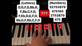 ??? piano tutorial (letters and numbers)