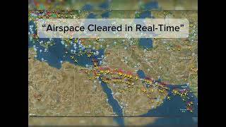 🔘 Real-Time Flight Radar | Israel-Iran Conflict Impact on Airspace