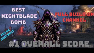 ESO PVP BEST BOMBER (PS5) NA DESTROYING ZERGS - MIDYEAR MAYHEM -  NIGHTBLADE pvp GAMEPLAY 2024