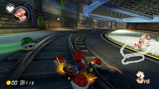 Mario Kart 8 (All Regular Cups Last Part) 200cc CPU Hard Difficulty Frantic Items With Mario