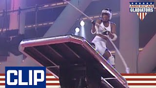 Contender Proves She's Stronger Than She Looks! | American Gladiators