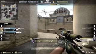 IMMuOne Clutch or Kick 1 VS 4 Dust2 AWP