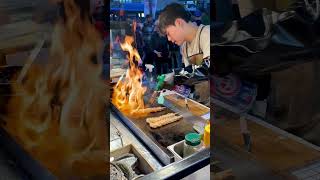 Korean Streetfood Grilled Shrimps #shorts #shortvideo #youtubeshorts #short #shortsvideo #streetfood