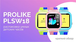 Детские умные часы Prolike PLSW18 | Быстрый обзор