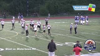 MPTS Sports, West vs. Watertown (MA), Football, 9/9/23