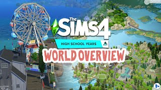 Copperdale World Overview || The Sims 4 High School Years