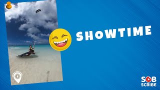 😆 Showtime | Kiteboarding | Kitesurfing | Kitesurf 🔥 ADVENTURES FEVER #shorts @adventuresfever