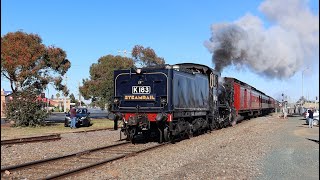 Steamrail Shepparton Steam Train Shuttles Kings Birthday Weekend June 2024