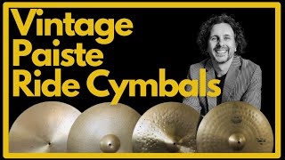 Vintage Paiste Formula 602 Ride Cymbal Comparison!