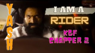 I Am A Rider - Satisfya || Rocky vs Adheera vs police || KGF CHAPTER 2 || 4k Hd || full video song