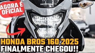 ✅AGORA É OFICIAL - NOVA BROS 160 2025 agora o ABS CHEGOU!