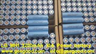 Original LGDBMH11865 LG MH1 3200mAh 10A high capacity high amp power battery from China supplier Gee