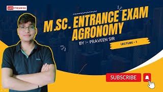 Basics of Agronomy || M.Sc. || CUET || BHU || State Exams