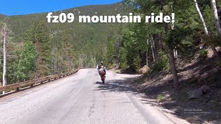 Colorado Mountain ride on a fz09!