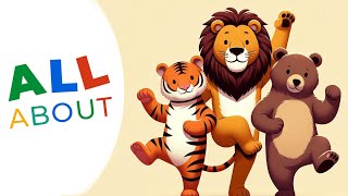 Roaring Adventures: Lions, Tigers, and Bears oh my! 🦁🐯🐻 Educational Compilation for Kids