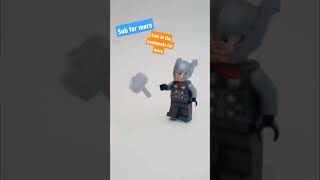 Lego thor's hammer animation #lego #shorts #thor #mjolnir #marvel #ideashq #thorragnarok