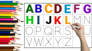 Abcd Alphabet,A for Apple,B for Ball, phonics song, kids class, English Varnmala.