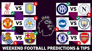 FOOTBALL PREDICTIONS FOR WEEKEND | EPL, Serie A, Bundesliga, LaLiga, Ligue 1 | 09/11-10/11