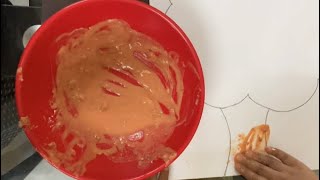 WHEAT FLOUR PAINTING| MESSY PAINTING-EXCELLENT SENSORY ACTIVITY!