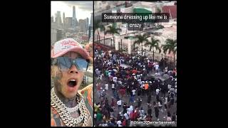 Someone Dressed up like 6ix9ine in Cuba and fans went crazy #6ix9ine #fans #iam205