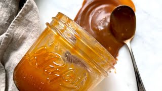 Old-fashioned SALTED CARAMEL sauce (freezes and freeze-dries well too!)