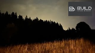 Cloudy & Windy Summernight - Meditation - Bavarian Forest - Zwieselberg  - Healing Sounds🌔☁️🍃🌲🌲🌲🧘