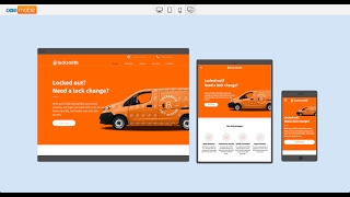 Mobile Responsive Website for Locksmith