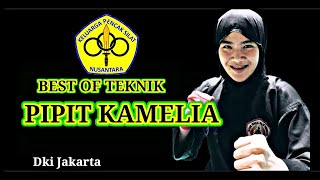 BEST TEKNIK OF PIPIT KAMELIA | PENCAK SILAT | KSP NUSANTARA