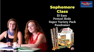 Easy Sophomore Class $1 Pretzel Rods Fundraiser