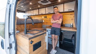 ADVENTURER's SICK VAN CONVERSION built in ONLY 5 WEEKS w/ AWESOME SHOWER & INNOVATIVE ECO INSULATION