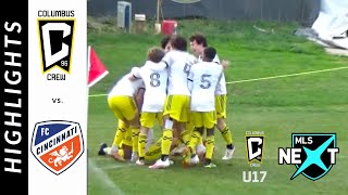 HIGHLIGHTS: U17 Crew SC Academy vs. FC Cincinnati | (MLS Next) - 11/20/21