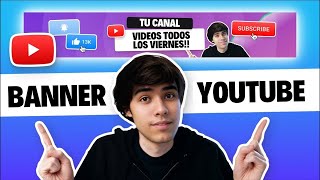 Cómo Crear un BANNER para YouTube 💯