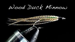 Tying A Wood Duck Minnow