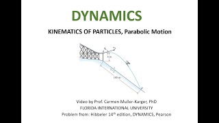 DYNAMICS, Example 12.6.3 Parabolic motion