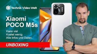 Xiaomi POCO M5s - Unboxing (deutsch) • 📱 📦 🆕