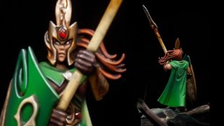 How to paint Wood Elves ETERNAL GUARD by Lester Bursley