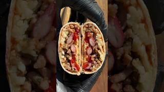 Meat and bean wrap with cheese 🌯 #wrap #cheese #beans #meat #meatwrap