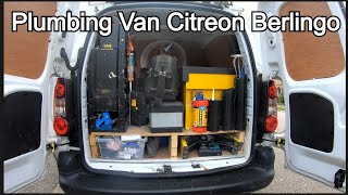 Van Tour - Citreon Berlingo - How i lay out my plumbing van