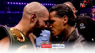 HEATED CLASH between Chris Eubank Jr & Conor Benn 😳