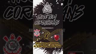 Hoje tem Corinthians....