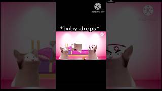 YOU DROPPED MY BABY!! #babyfalling #memes #animationmemes #babymemes #popcat #anime #animationmemes